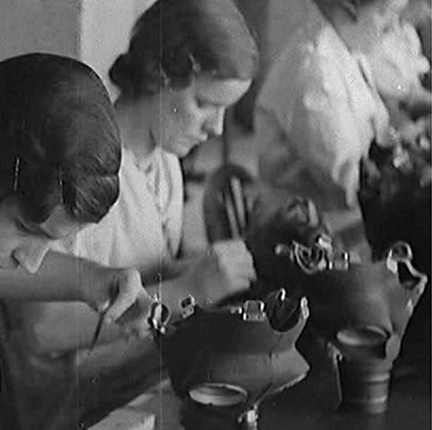 British gas mask factory