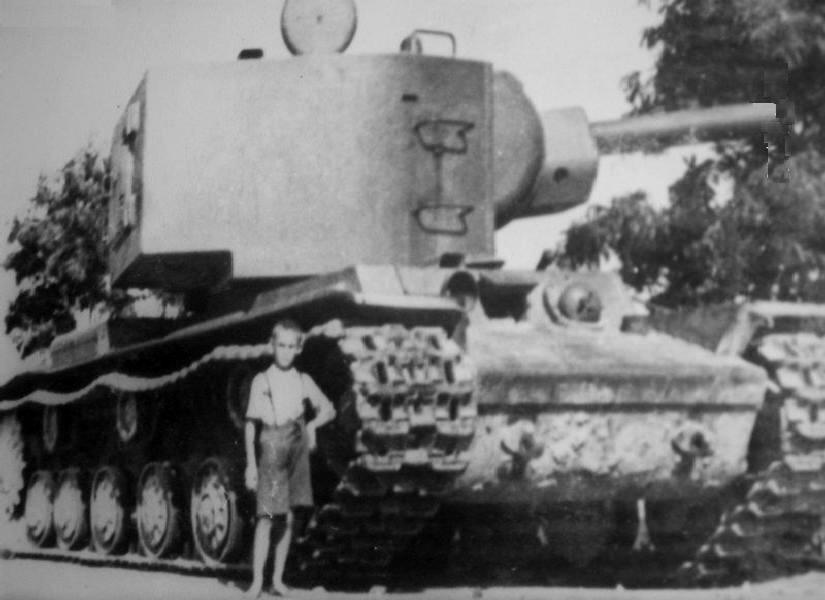 Soviet World War II KV-1 tanks