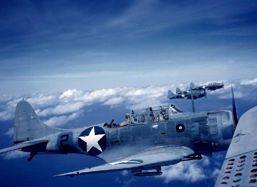 World War II American dive bombers