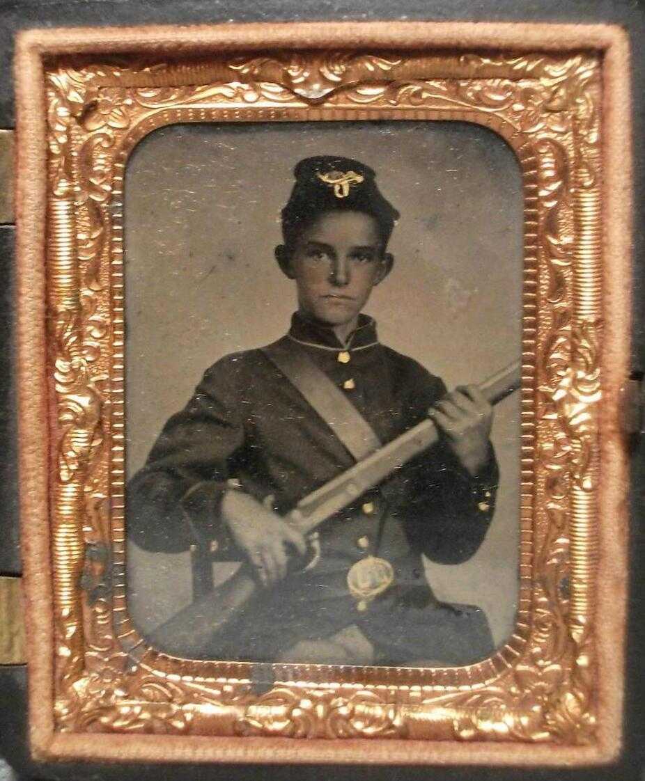 Civil War boy soldier