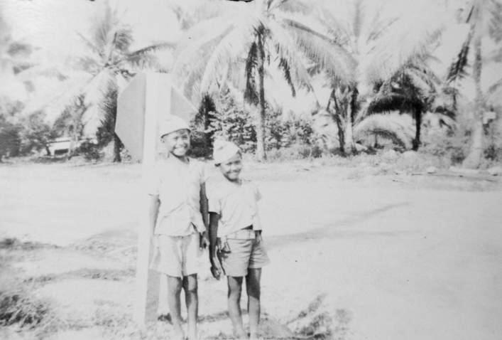 World War II Pacific island boys