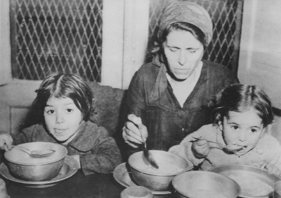 World War II American food relief country trends 