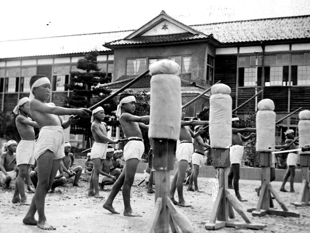 World War II Japanese children