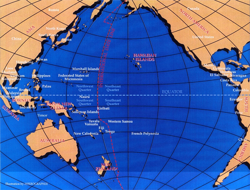 aPcific War South Pacific geography