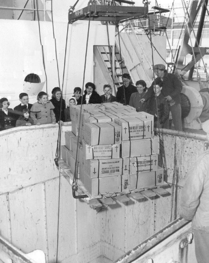 World War II American food relief Poland 