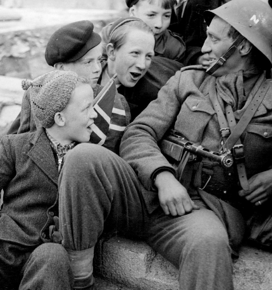 Norwegian World War II liberation Allied arrival 
