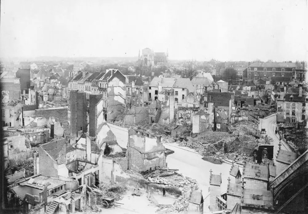 German atrocities in Belgium destruction of cultural treasures 