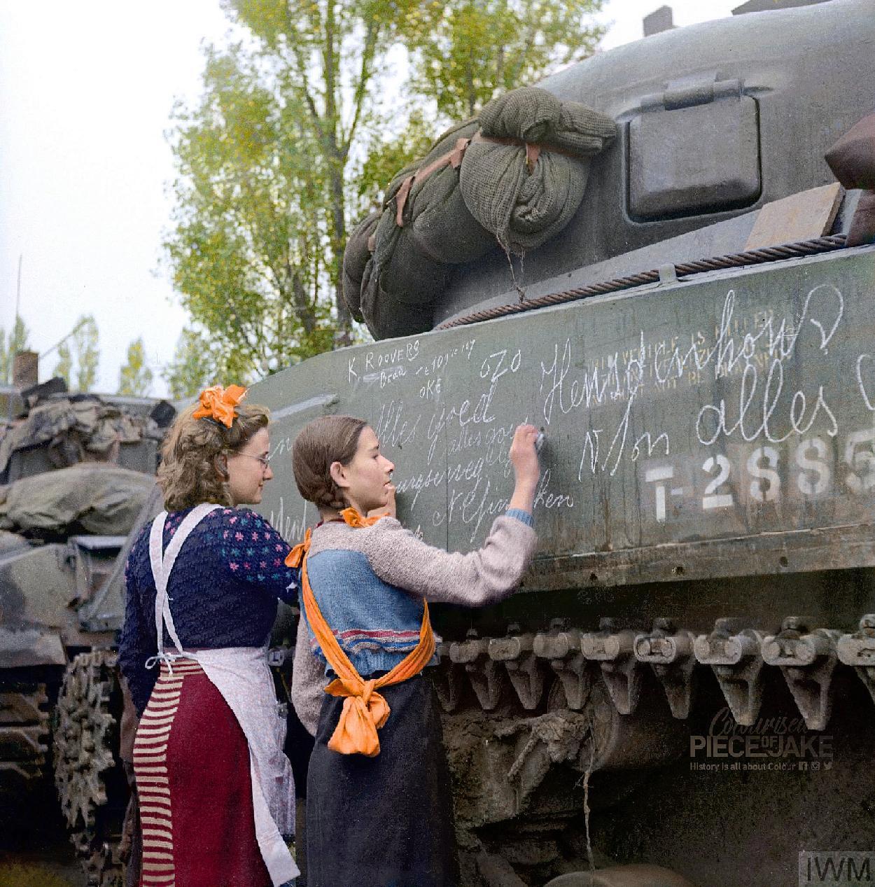 Canadians liberate the Dutch