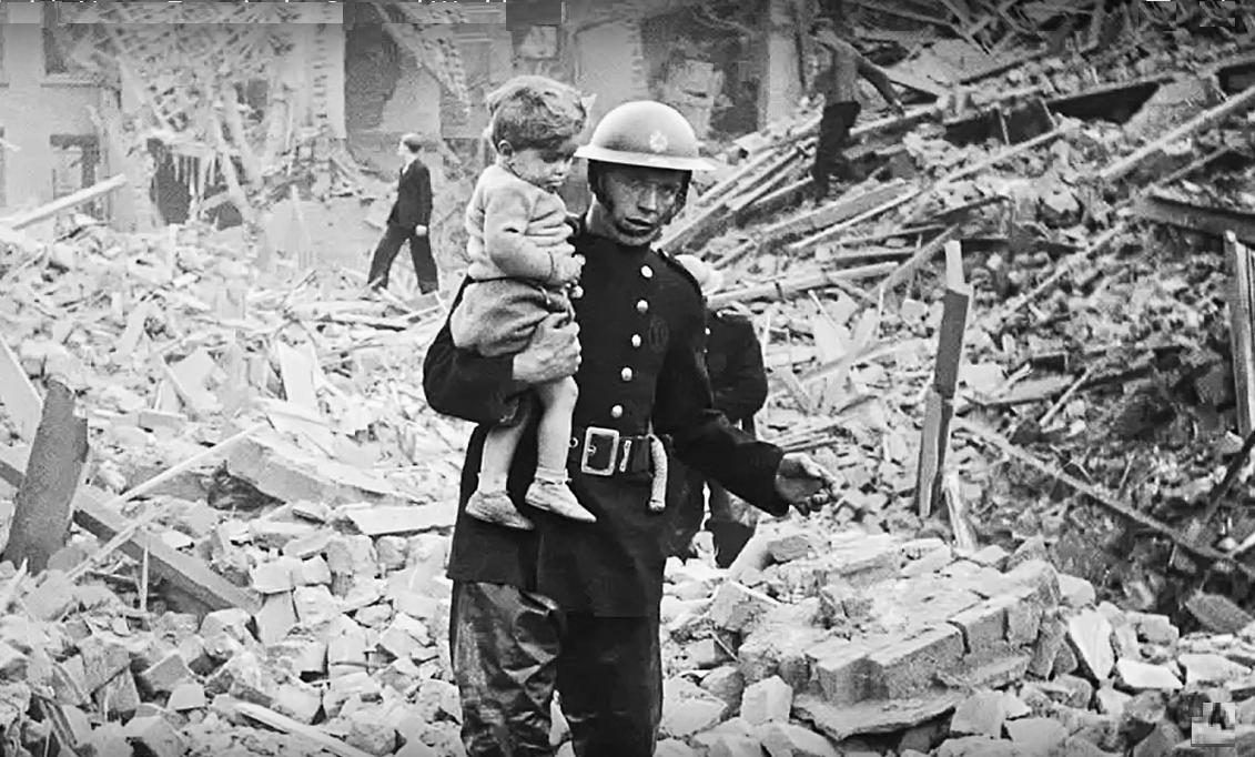 World War II bomb damage