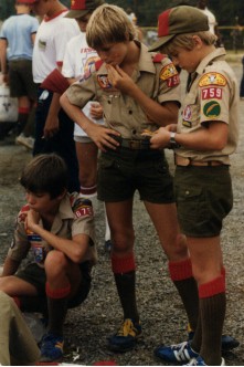 Boy Scout knee socks
